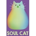 thumbnail image 2 of Girl's Soul Rainbow Cat  Graphic Tee Purple Berry X Small, 2 of 4