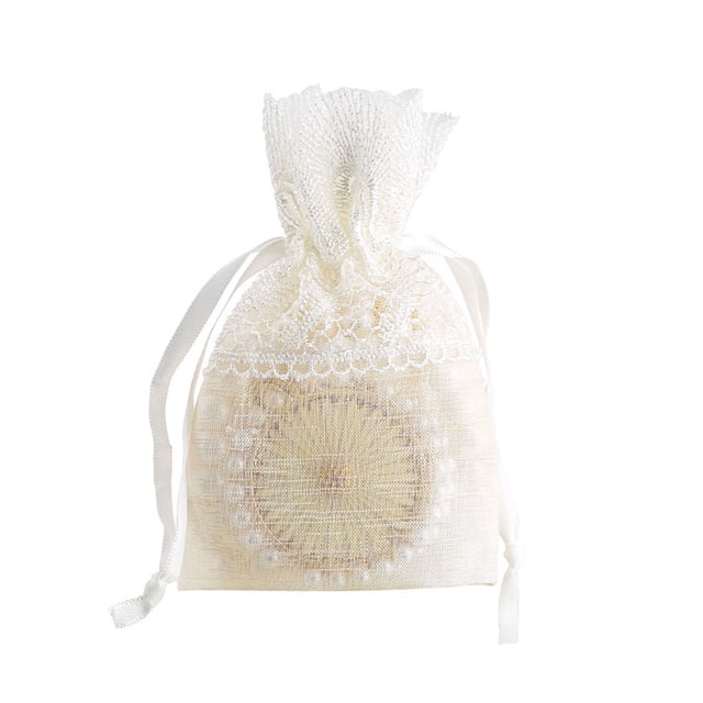 Wosthever Draw String Bags Candy Jewellery Gauze Storage Pouch Engagement Gifts Festival Wedding Proposal Party Birthday Pocket Type3 NO3 Wosthever HA0327-00B