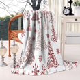 thumbnail image 2 of White Christmas Tree Pattern Blanket,Comfortable Soft Lamb Wool Throw Blanket,All Season,Warm Lightweight Blankets for Sofa Bed Couch Living Room Chair,40"x50", 2 of 4