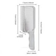 thumbnail image 4 of Grey  Professional Barber Fade Comb Hairdressing Accessory for Blending Hairstyles Heat Resistant Brush for Men's Tapered Haircuts, 4 of 6
