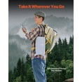 thumbnail image 6 of Extra Large Wearable Camping Blanket, 79" x 59" Soft Warm Stadium Plaid for Outdoor Activities, Light Grey, 6 of 11