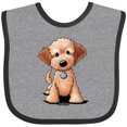 thumbnail image 3 of Inktastic Kiniart Mini Goldendoodle Boys or Girls Baby Bib, 3 of 4