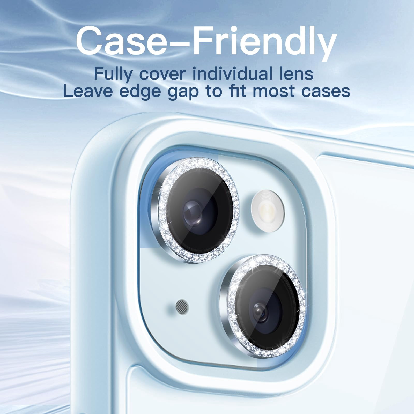 JETech Cover Trasparente Morbida per iPhone 15 Pro Max 6,7 Pollici, Obiettivo per Fotocamera