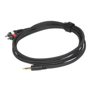 Odyssey OSP106MRY 1/8″ Stereo Male to Dual RCA Male Pro-Link Cable - 6 Feet