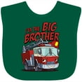 thumbnail image 3 of Inktastic Big Brother Fire Truck Boys Baby Bib, 3 of 4