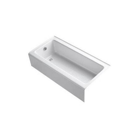 Kohler K 837 0 White 60x30 1 4x14 Cast Iron Bath From 586 54 Nextag Kohler K 837 0 White 60x30 1 4x14 Cast Iron Bath