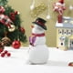 thumbnail image 5 of Adorno navideño de muñeco de nieve con luces | Decoración festiva de resina para mesita de noche, dormitorio y árbol de Navidad | Decoración luminosa a pilas para el hogar y regalos, 5 of 9