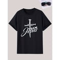 thumbnail image 4 of Camiseta de moda para hombre para verano al aire libre, informal, "Jesus Team", cuello redondo ligeramente elástico, manga corta, ropa elegante, camisetas de ocio., 4 of 9