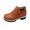 Brown, variant on Retro Boots For Women,Vintage Vintage Women Slip On Ankle Boots Pointed Toe Round Head Thick Heel Short Shoes