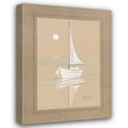 thumbnail image 1 of Paul Brent 25x32 Gallery Wrapped Canvas Wall Art Titled - White Sailboat, 1 of 4