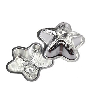 Naturegr Cake Mold Silica Gel Star Shaped Baking Pan for Birthday