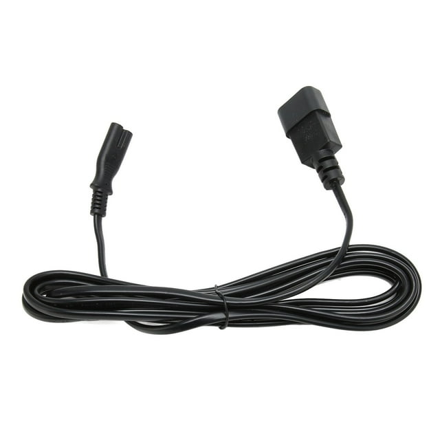 Cable de Alimentación IEC320, Director de Cobre sin oxímeno Resistente al Calor IEC320 C14 A IEC320 C7 CABLE DE ALIMENTACIÓN 10A 250V 2500W HOMBRO A MUJER 9.8 PIES PARA CÁMARA