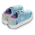 thumbnail image 5 of Disney Girl’s Frozen Shoes, Casual Lace Up Printed Magical Frozen Anna, Elsa Sneakers Light Blue - 6, 5 of 5