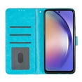 thumbnail image 4 of Allytechgroup Compatible with Google Pixel 7 Pro Case with Credit Card Slot, Slim Fit Flip Wallet Case with Lanyard Kickstand Shockproof Protective Back Cover for Women Girls, Blue, 4 of 7