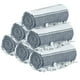 thumbnail image 1 of GLAMBURG Toalla de playa turca Peshtemal de algodón de gran tamaño 36 x 71, juego de 6 para adultos, suave, duradera, absorbente, extra grande, toalla de baño Hammam, azul marino, 1 of 5