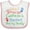 White and Pink, variant on Inktastic Lineman Like Daddy Boys or Girls Baby Bib