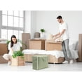 thumbnail image 6 of Unique Bargains 1 Pack Clothes Storage Bags Moving Bags Green 23*11*18in, 6 of 7