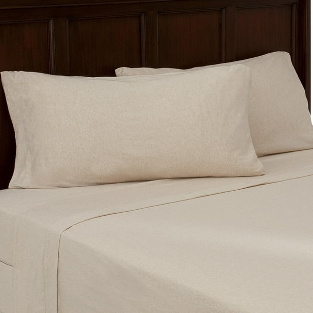 Mainstays Jersey Knit Bedding Sheet Set - Walmart.com ...