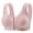Womens Bras Pink, variant on Womens Front Closure Bras, Daisy Bras for Older Women Front Closure Cotton Comfortable Bra Plus Size No Underwire Front Snap Bra Full Coverage Mothers Day Gifts