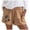 Khaki, variant on Women's High Waisted Dandelion Graphic Print Shorts Loose Fit with Pockets Casual Summer Everyday Shorts