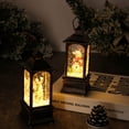 thumbnail image 5 of Lámpara de viento pequeña con inyección de agua para interior luminosa navideña, decoración de escritorio, diseño de escena de árbol de Navidad, lámpara de aceite pequeña, decoración de centro, 5 of 5