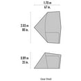 thumbnail image 3 of MSR Abri de Tente Attachable pour Élixir & Tentes Hubba, Blanc/rouge, Lot de 2, Blanc/rouge, 3 of 3