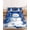 Blue, variant on Twin Sze Fitted Sheet Set - Navy Blue Christmas 2 Piece Bedding Sets 16" Deep Pocket Fitted Sheet with 1 Pillowcase, Snowman Xmas Snowflake Ball Winter Brushed Microfiber Hotel Luxury Bed Sheets