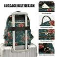 thumbnail image 3 of FORMRS Mini Backpack Purse for Women Travel Daypack Casual Shoulder Bag, Floral Christmas, 3 of 7