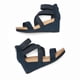 thumbnail image 2 of Sandalia DREAM PAIRS NINI-3 Cuña Navy Tacón 6 cm Talla 8, 2 of 5