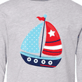 thumbnail image 4 of Inktastic Sailboat, Sailing Boat, Sails - Red White Blue Long Sleeve Youth T-Shirt, 4 of 5