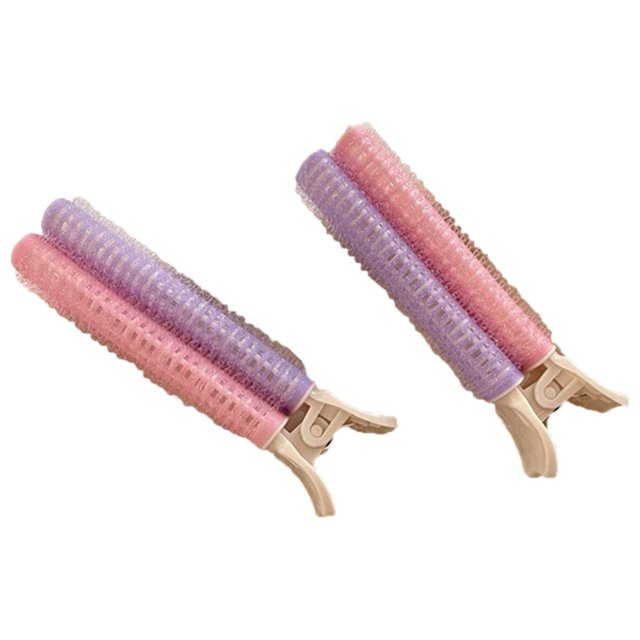 Pinza para el pelo esponjosa para raíces, 2 piezas, pinza para el pelo esponjosa natural, pinza para el pelo esponjosa natural diseñada para profesionales