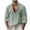 Army Green, variant on StSilkitty Button down Shirts for Men Cotton Linen Long Sleeve Collared Shirt Lightweight Casual Beach Vacation Tops