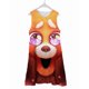 thumbnail image 1 of Vestido de niña de Disney turn red, disfraz de cosplay, vestido de verano de turn red, vestido corto sin mangas de princesa para niños 150 Gao Jinjia LED, 1 of 2