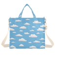 thumbnail image 7 of FORMRS Womens Corduroy Tote Bag Crossbody Shoulder Purse Handbag with Detachable Strap, Cartoon Cloud Pattern, 7 of 7