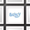 thumbnail image 3 of Gallery Pops Bluey - Logo Wall Art, White Framed Version, 12" x 12", 3 of 5