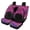 Colorful Elephant Parade, variant on Psesaysky Geometric Car Seat Covers Easy to Install Car Seat Covers Full Set Interior 3 PCS Automotive Vehicle Cushion Fit for Cars Truck