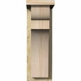 thumbnail image 2 of 6"W x 10"D x 18"H Yorktown Rough Sawn Corbel w/Backplate, Douglas Fir, 2 of 9
