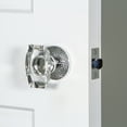 thumbnail image 6 of Viaggio Clomhmsta_Prv_238 Circolo Hammered Solid Brass Privacy Door Knob Set - Chrome, 6 of 7