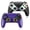 Black+Galactic Purple, variant on Turpow 2Pack LED Wireless Controller for P5, Seven Light Colors Compatible with P5 Pro/Slim/PC, 1000 mAn，Macro/Turbo Function,6-Axis Motion, Dual Vibration Contro Gamepad with Speaker(White)