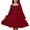 Red, variant on Girls Midi Dresses Puff Sleeve A Line Dress Waist Cinched Casual Dress for Vacation Daily Wear Summer Outfit for Girls