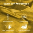 thumbnail image 3 of Sofa Sack Bean Bag Chair, Memory Foam Lounger with Microsuede Cover, Kids, 3 ft, Yellow, 3 of 10
