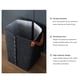 thumbnail image 4 of Advancent Cesta de almacenamiento plegable de fieltro con asa, organizador de ropa, artículos diversos, contenedor de cosméticos, cubo, Almacenamiento y organización del hogar Gris oscuro, 4 of 6