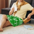 thumbnail image 5 of Naloa Bamboo Men's Short Pajama Pants, Pj Shorts, Lounge Comfort Shorts-Medium, 5 of 6