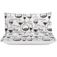 thumbnail image 3 of HAHDAXIA Wine Pattern Bedding Solid Comforter Set for All Seasons,3 Pieces(1 Comforter+2 Pillowcases),Soft Microfiber Bedding Set Queen(90"x90"), 3 of 7