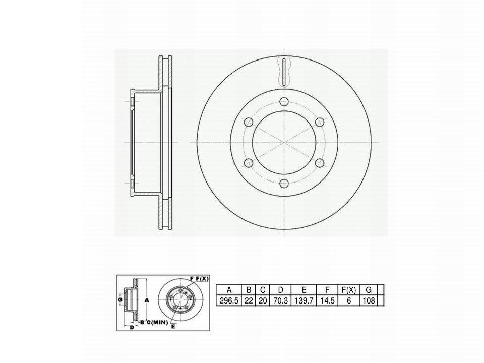 Winstop Brake Rotor, Front WS231592, Toyota Tacoma 2004-1995