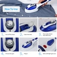 thumbnail image 6 of Portable Iron Garment Steamer Handheld Electric Steam Iron for Fabric Clothes Laundry, 800W, 6 of 7