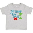 thumbnail image 3 of Inktastic Life is Better at the Beach Crab and Palm Tree Boys or Girls Baby T-Shirt, 3 of 5