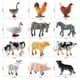 thumbnail image 3 of Cateissary Juego de 12 Uds. De animales, Mini figuritas de simulación, lavables, educación temprana, decoración de fiesta de aves de corral simulada, Decoración del hogar Cateissary HA038192-00, 3 of 6