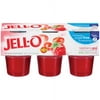 Jell-O Ready To Eat: Gelatin Snacks Low Calorie Sugar Free Raspberry Goji w/Antioxidants, 6 Ct