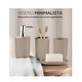 thumbnail image 2 of Accesorios De Baño Set XTELLAR De 4 Piezas Con Detalles  Color Beige, 2 of 5